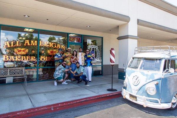 Hawaiian shirt Friday's in full effect! Wear your shirts into the shop and join the fun.