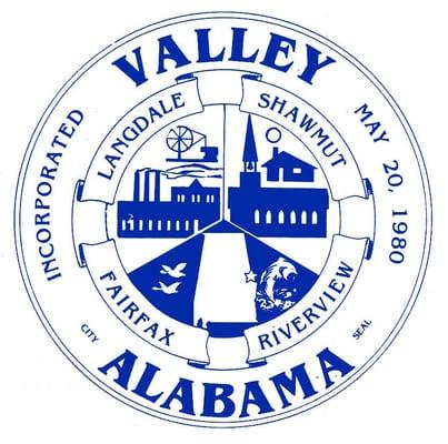 City seal for the city of Valley, AL