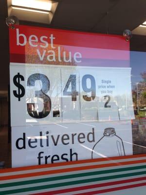 Fresh Delivered Milk for $3.49, Best Value!