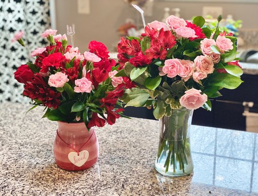 Valentine's Day bouquets (delivered)