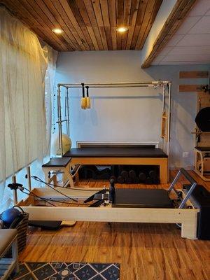 Private Pilates instruction area