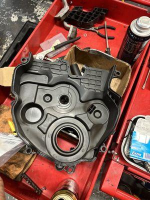 Timing belt cover