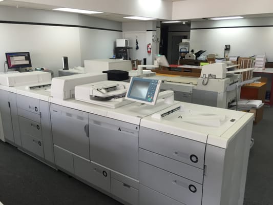 Inside the Store; Digital Presses for all your printing needs