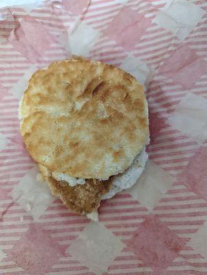 Cajun filet biscuit