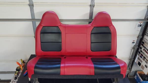 Custom refurbished bench seat