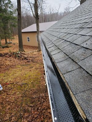 After gutters were cleaned