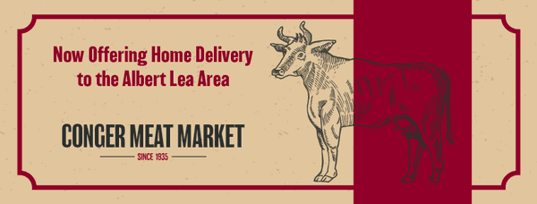 Now offering home delivery to the Albert Lea area.