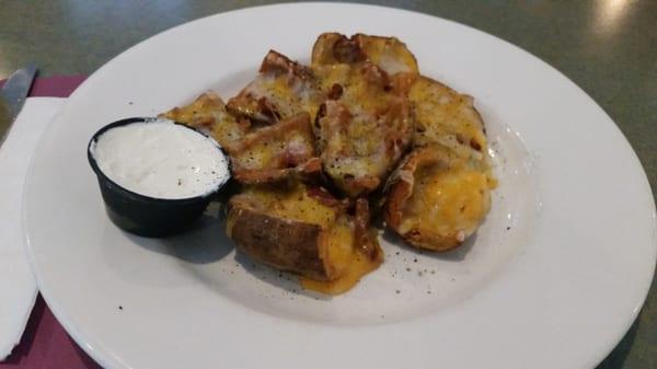 Homemade Potato Skins. Excellent.