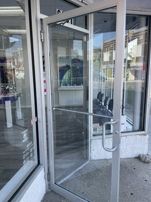 Safety laminated glass front door entrance replacement