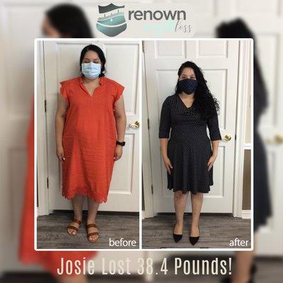 Josie Lost 38.4 Pounds!