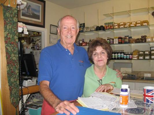 Gilbert Weise, Sr. can specially compound all-natural remedies to meet your specific needs & Lisa, who makes a mean carrot juice