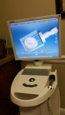 Equipment to make crowns in 10 minutes.  No temp crowns or 2 weeks of waiting.  Same day and you are done.