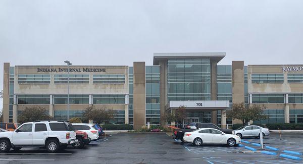 The front of Indiana Internal Medicine building.