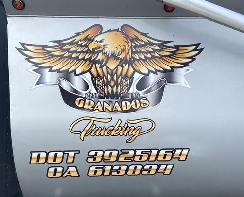 Truck's decals