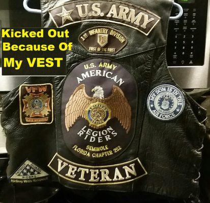 I Was refused Service and Kicked Out Because of my ARMY Patches