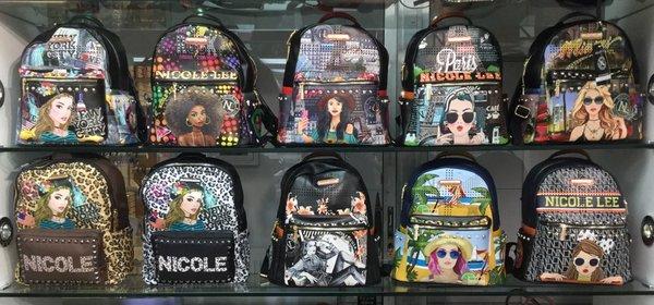 Nicole Lee Fashion Backpacks! Each bag comes with a tablet pocket, perfect for traveling!