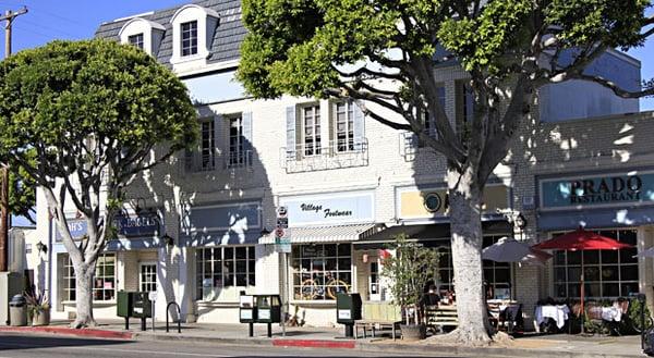 Exterior view of Office building.  My office is on the second floor above the Village Footwear store