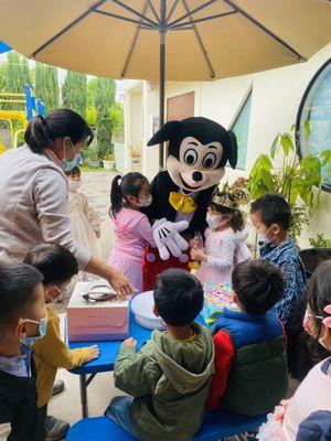 My daughter's birthday party at Grace Garden  preschool