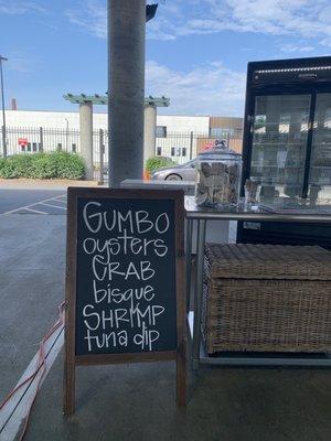 Oysters Shrimp Gumbo and Tuna Dip!!!