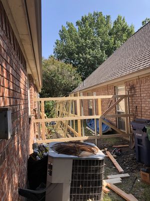 Fence installation