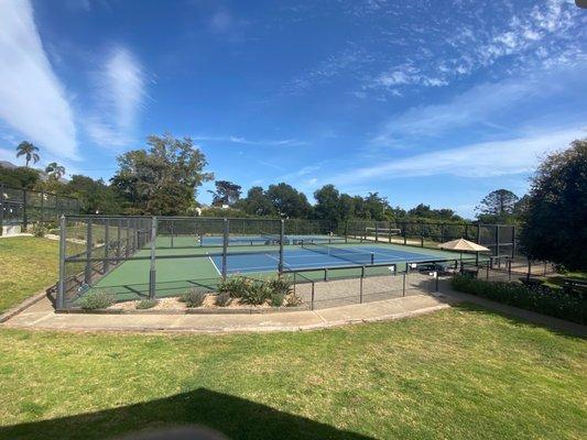 Gorgeous view of the courts