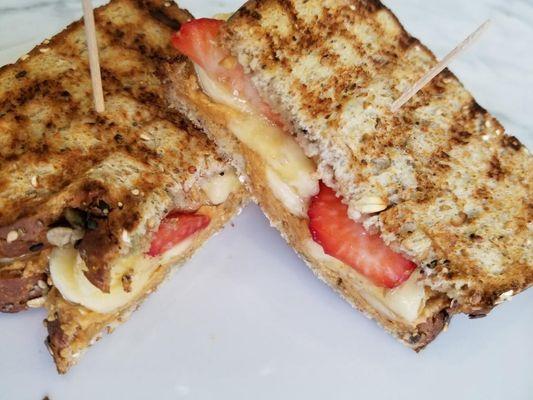 Peanut butter panini