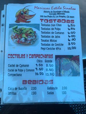 Tostadas Y Cocteles