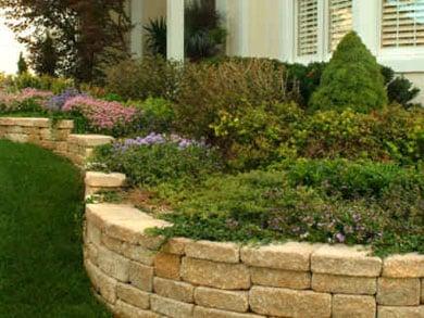 Retaining Walls and Garden Beds Around the House