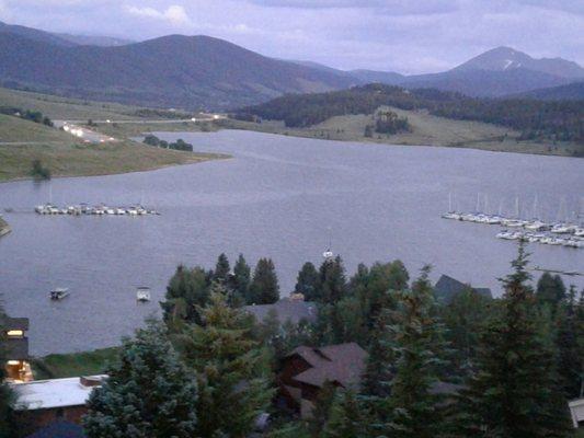 The east side of Dillon Reservoir looking towards Keystone...