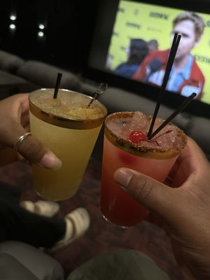 Deadpool + Wolverine cocktails