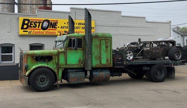 Our Decatur location had the pleasure of completing an alignment and other services on this truck.