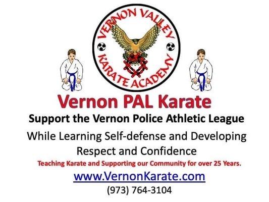 Sensei Shull has a long relationship supporting the local Vernon Police Athletic League via donations from his karate program.