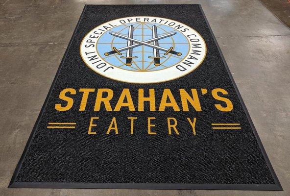 Super Berber Logo Mat - Strahan's Eatery