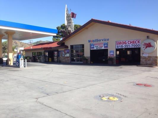 The absolute cleanest gas station they have a badass mechanic too