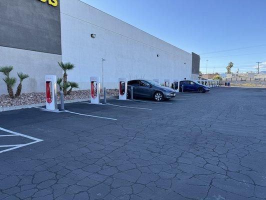 Tesla Supercharger stations