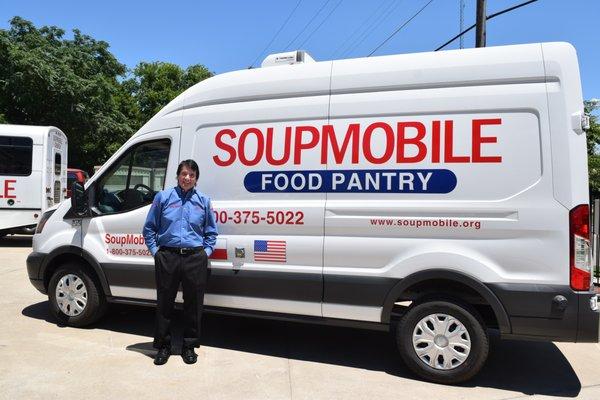 God has given SoupMobile an added mission, not only will we help feed the homeless We are now helping the less advantage.