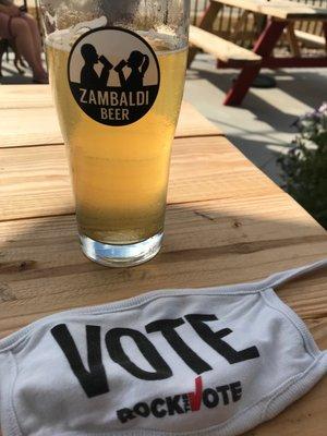 Summer SHANDY! Arnie Brau $1 donated to Lucky  7 Dog Rescue