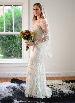 Romantic Creations Bridal - Beautiful High Fashion Wedding Dresses Handmade in our Wedding Atalier by Maria Elena Bishop