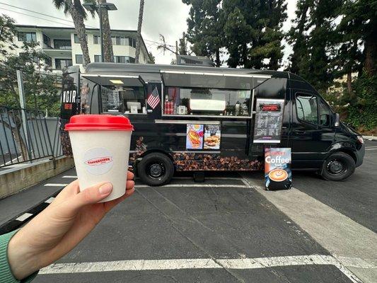 Our Coffee Truck on Sunset Boulevard