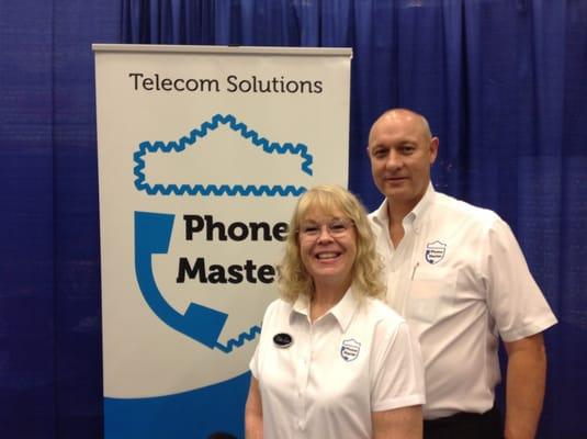 Cliff and TerriAnn Hawkeswood, owners of Phone Master.  Business Telephone Systems, Data Wiring.