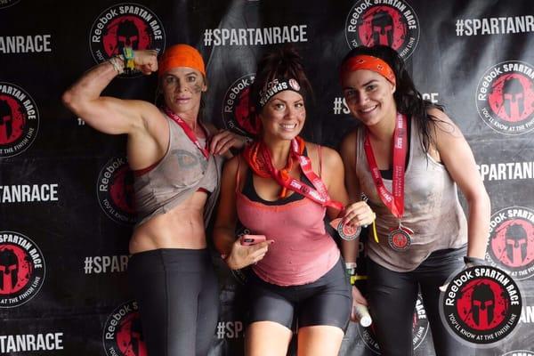 Train for those goals!! Showing up and kicking a** @ the Spartan Race