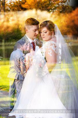 Double Exposure of Couple