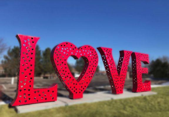 Colorado's largest Love lock sculpture is at the Visitors Center. Buy locks inside for only $10!