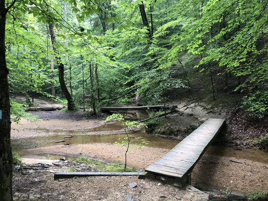 Bridges along the Bull Run trail