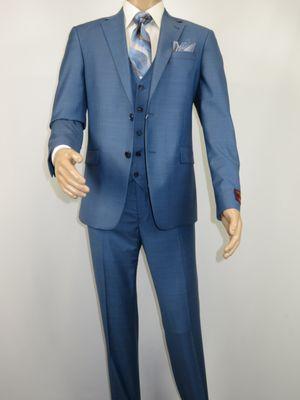 Men's Italian Wool Super 180's Suit by Berlusconi, Made in Turkey, Low prices.