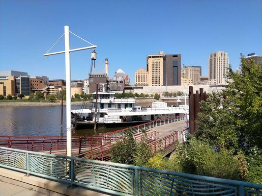 View of the boat.