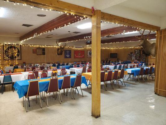 Hall Rental for Celebration of Life, you decorate theme(s) as needed... call for rental information