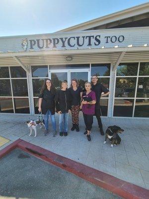 Our opening team for PuppyCuts Too! These groomers have a great passion for your pets!