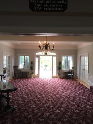 The entry hall