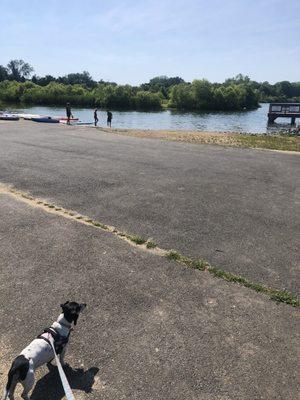 Area where we got the paddle board